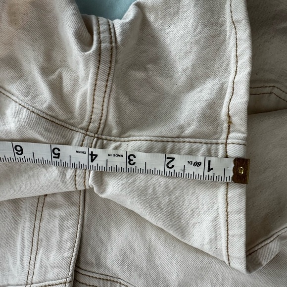 Universal Thread Shorts Womens Size 10/30R Cream Vintage Midi High Rise Stretch. - Picture 6 of 14